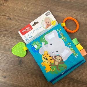 Noisy book and teething rings